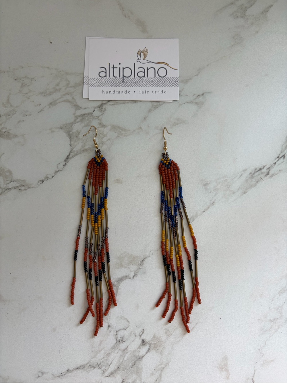 Altiplano Free Spirit Fringe Autumn Colors Earrings